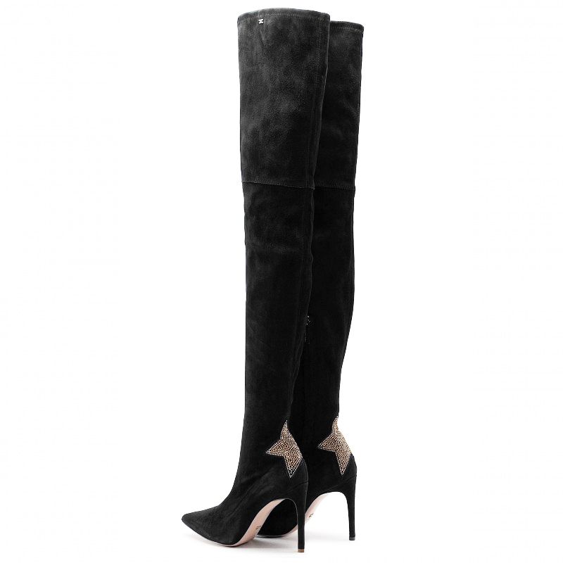 Black Calfskin Boot