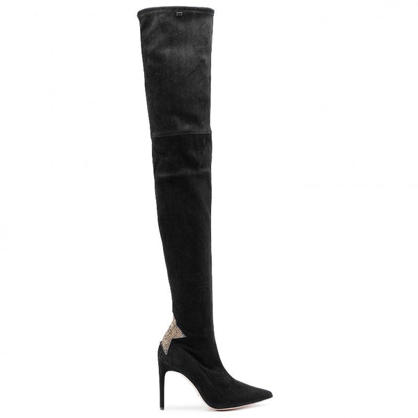 Black Calfskin Boot