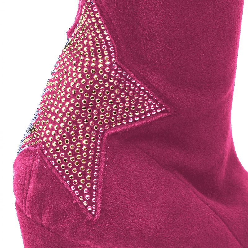 Fuchsia Calfskin Boot