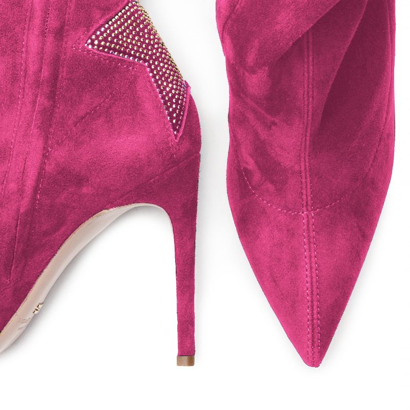 Fuchsia Calfskin Boot