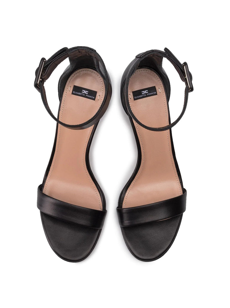 Black Calfskin Sandal