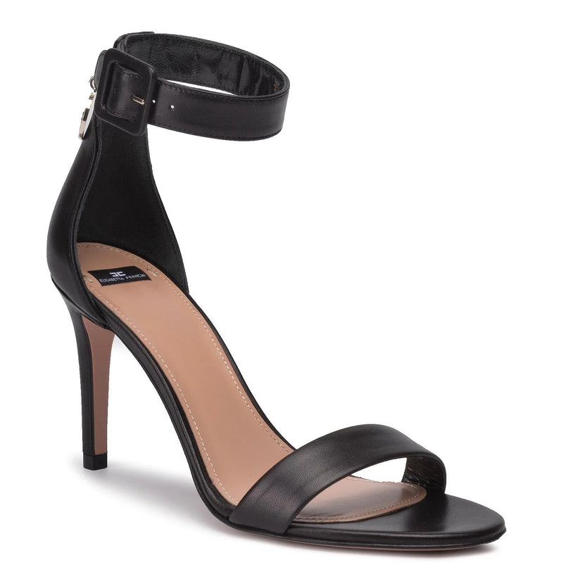 Black Calfskin Sandal