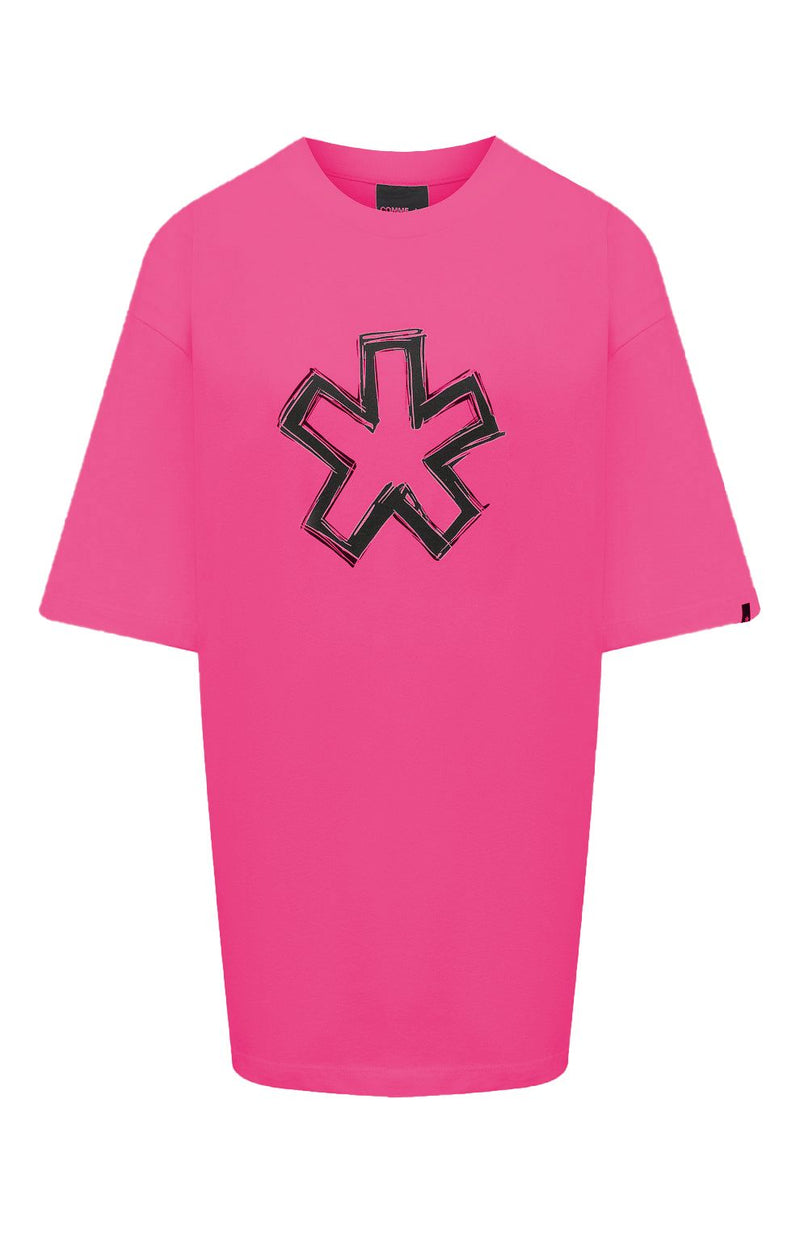 Fuchsia Cotton Tops & T-Shirt