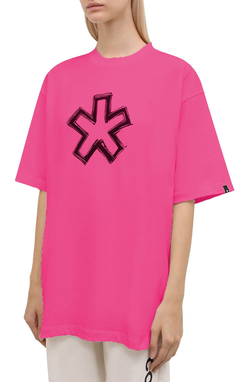 Fuchsia Cotton Tops & T-Shirt