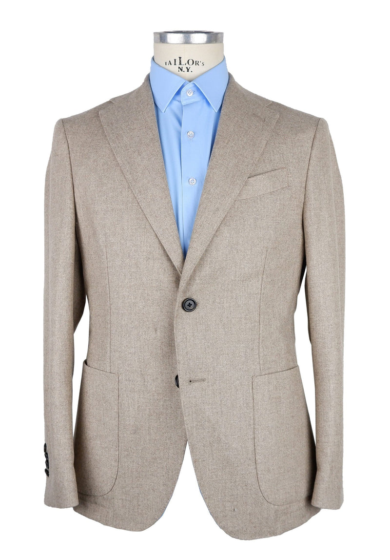 Beige Wool Blazer