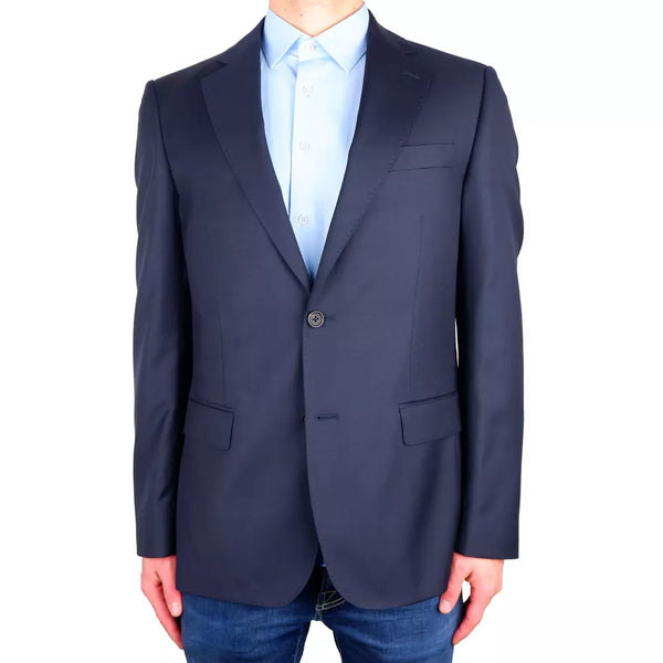 Blue Wool Vergine Suit