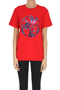 Red Cotton Tops & T-Shirt