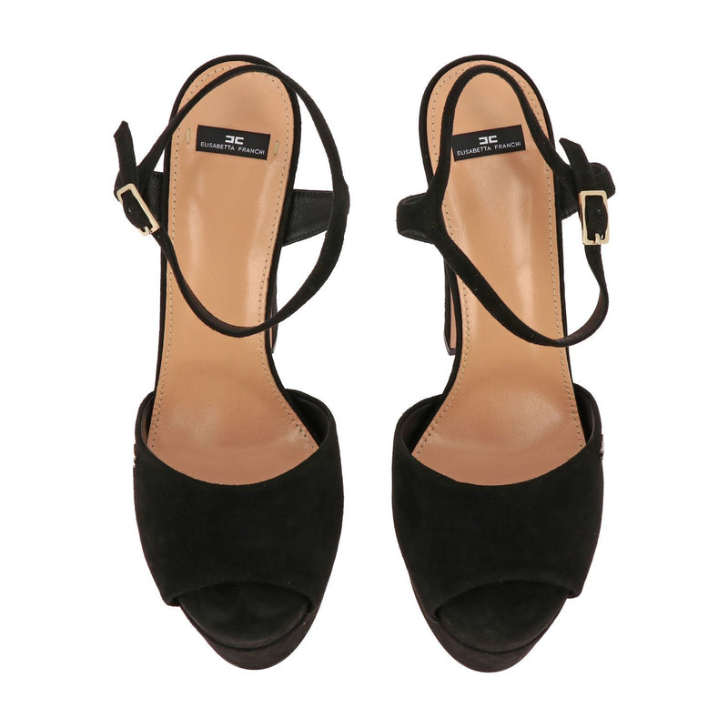 Black Calfskin Sandal