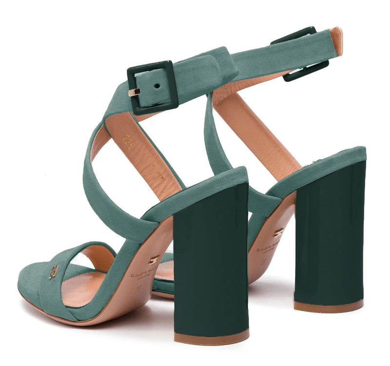 Green Calfskin Sandal