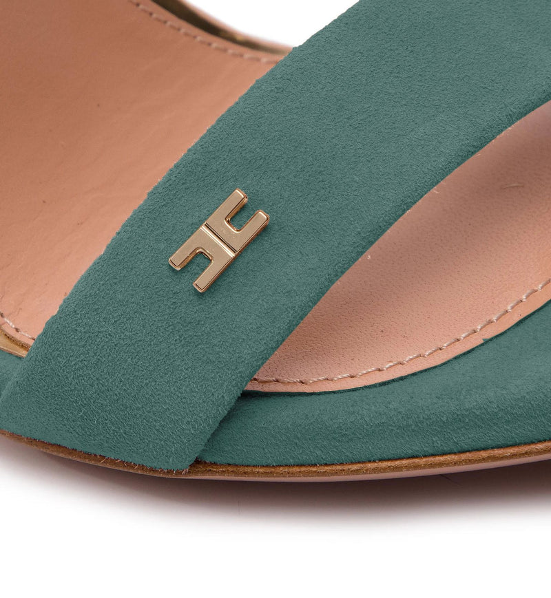 Green Calfskin Sandal