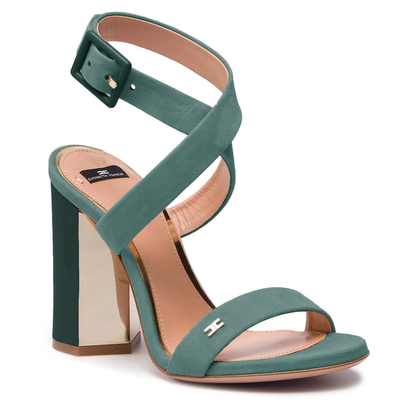 Green Calfskin Sandal