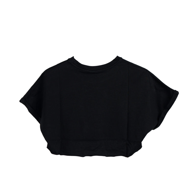 Black Cotton Tops & T-Shirt