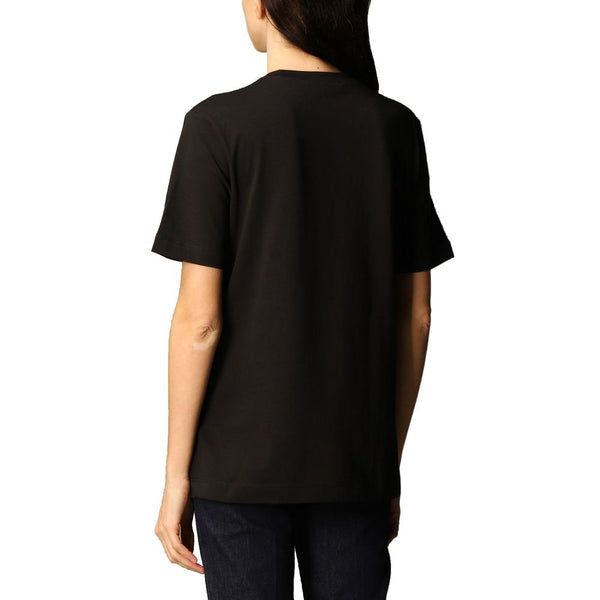 Black Cotton Tops & T-Shirt