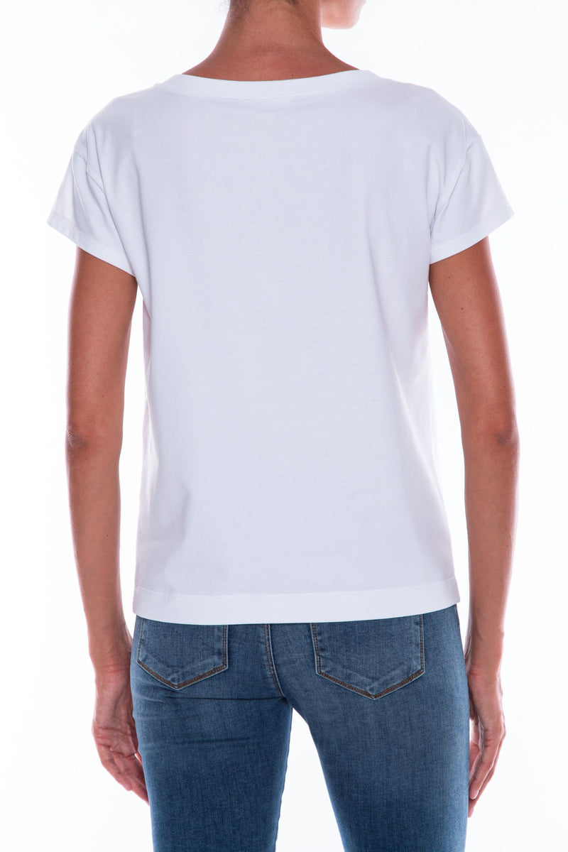 White Cotton Tops & T-Shirt