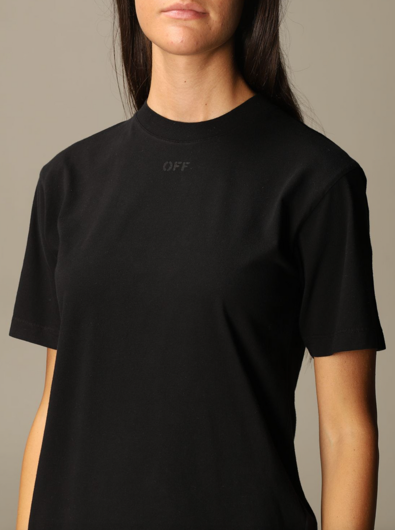 Black Cotton Tops & T-Shirt