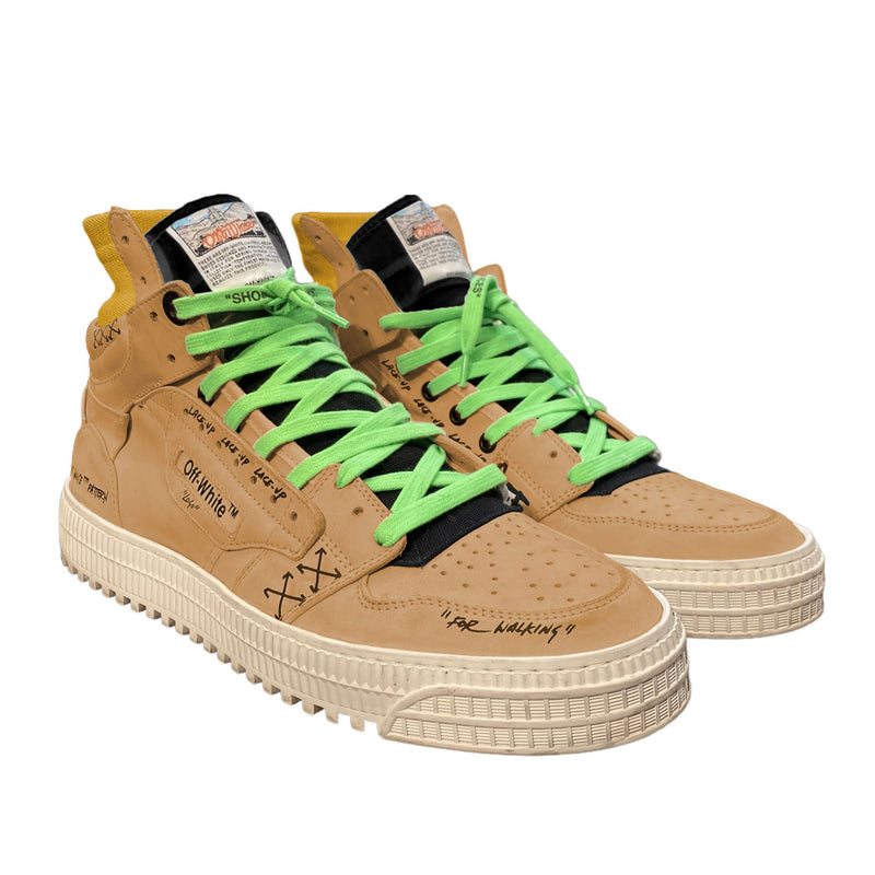 Beige Calfskin Sneakers