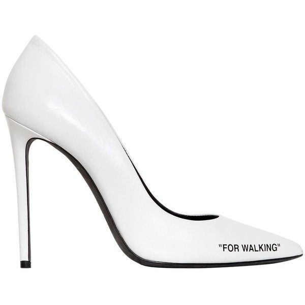 White Calfskin Pump