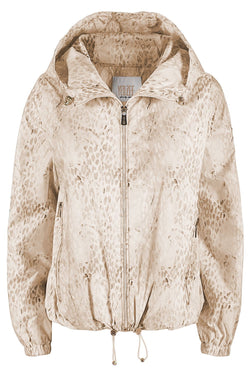 Beige Polyester Jackets & Coat