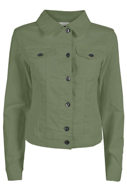 Green Cotton Jackets & Coat