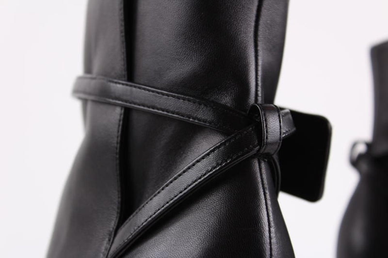 Black Calfskin Boot