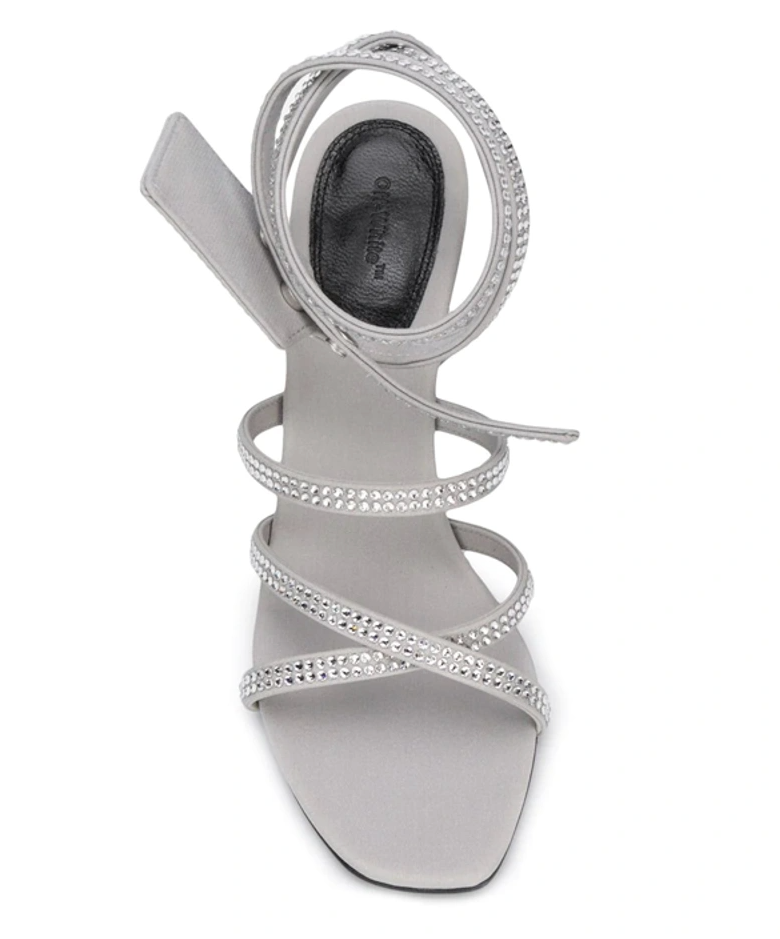 Gray Calfskin Sandal