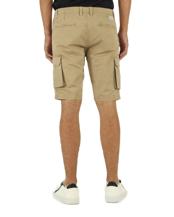 Beige Cotton Short