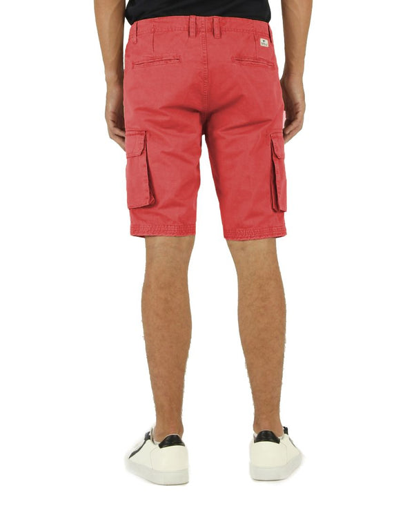 Red Cotton Short