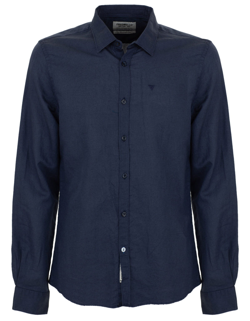 Blue Linen Shirt