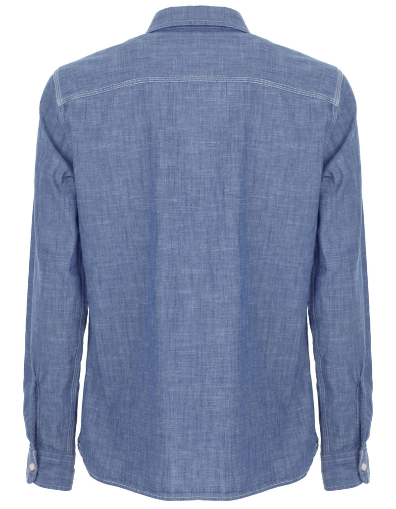 Blue Cotton Shirt