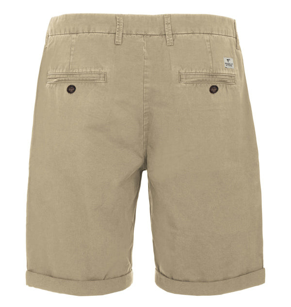 Beige Cotton Short