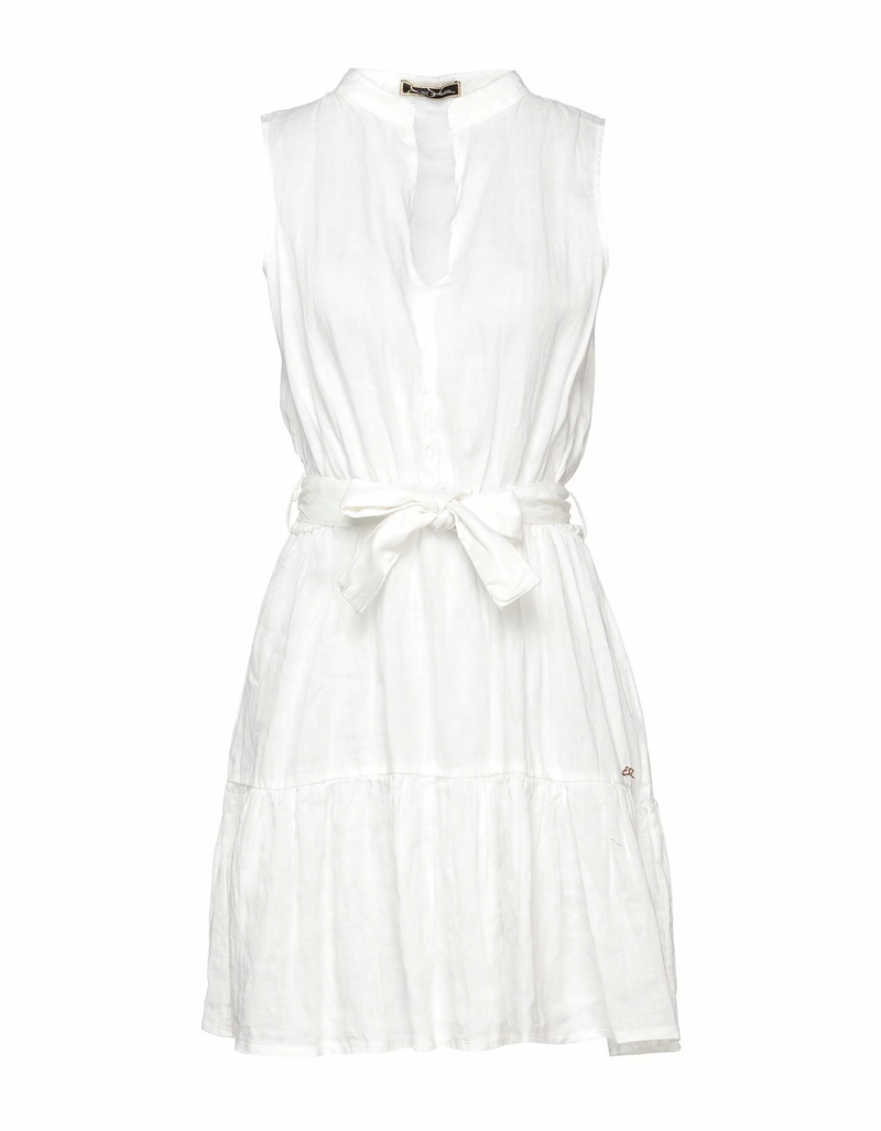 White Linen Dress