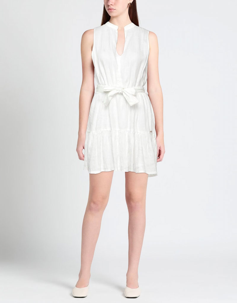 White Linen Dress