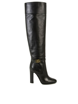 Black Leather Boot