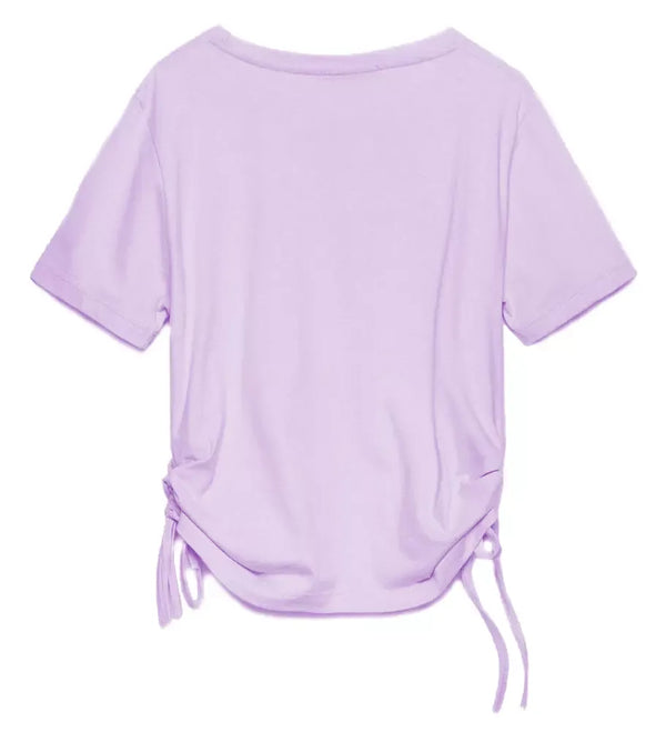 Purple Cotton Tops & T-Shirt