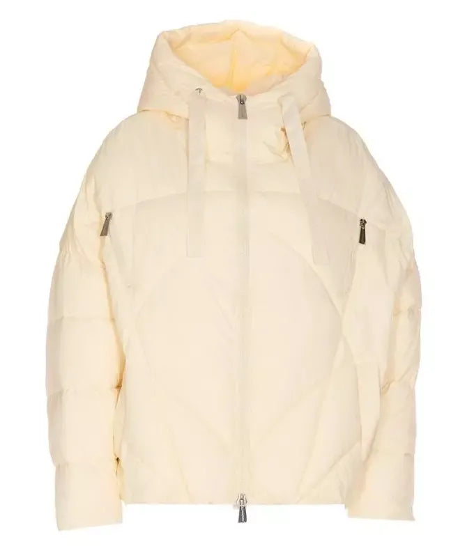 White Nylon Jackets & Coat