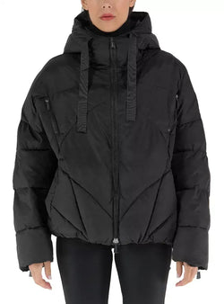 Black Nylon Jackets & Coat