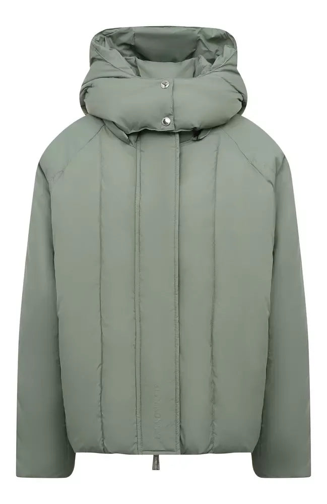 Gray Nylon Jackets & Coat