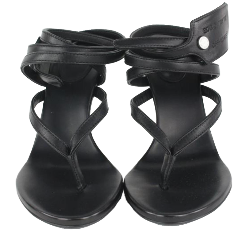 Black Calfskin Sandal