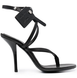 Black Calfskin Sandal