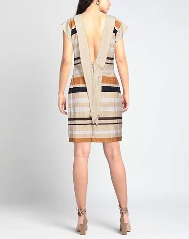 Beige Cotton Dress