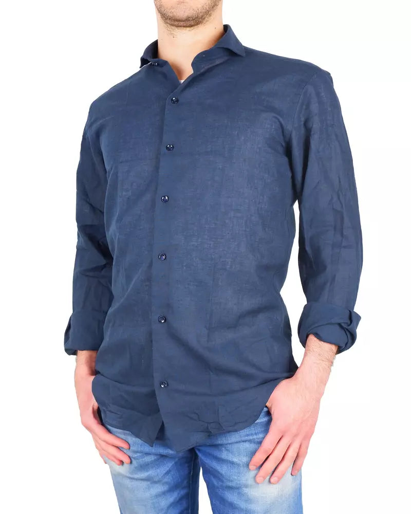 Blue Cotton Shirt