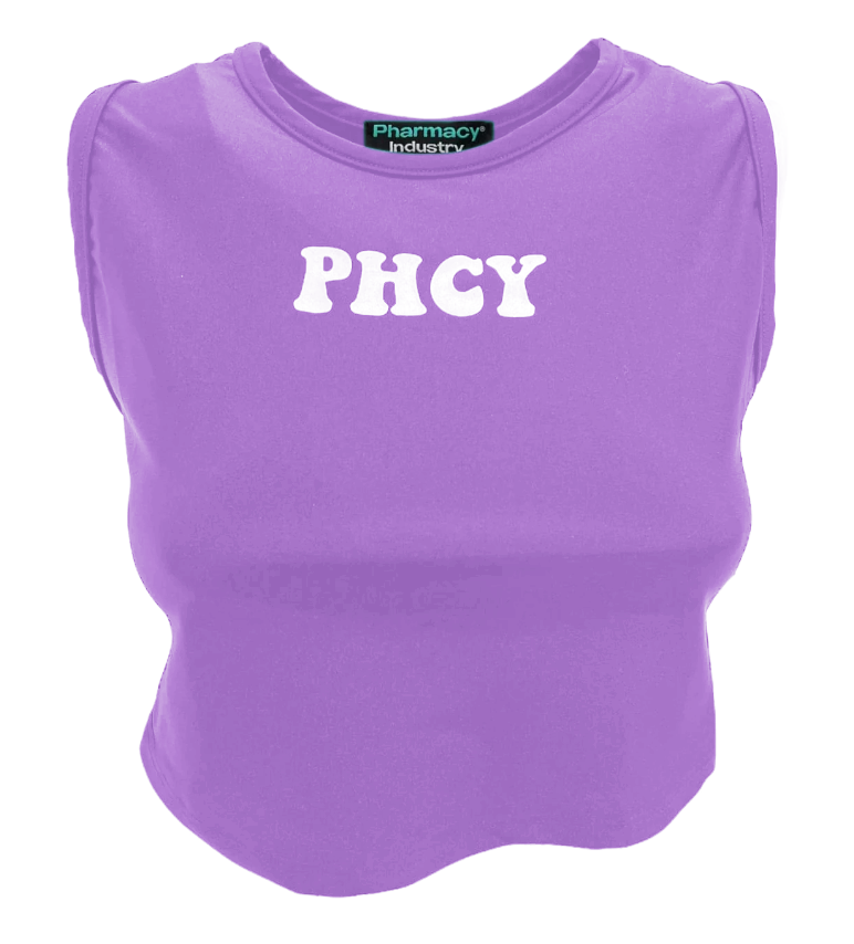 Purple Polyamide Tops & T-Shirt