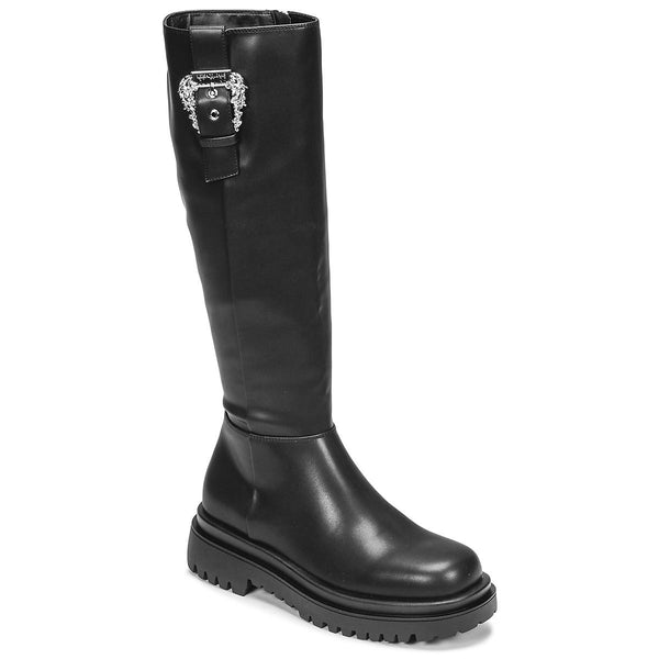 Black Polyurethane Boot