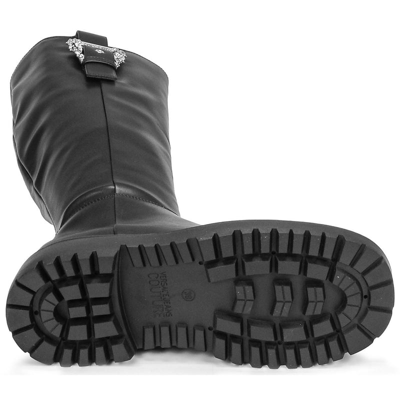 Black Polyurethane Boot