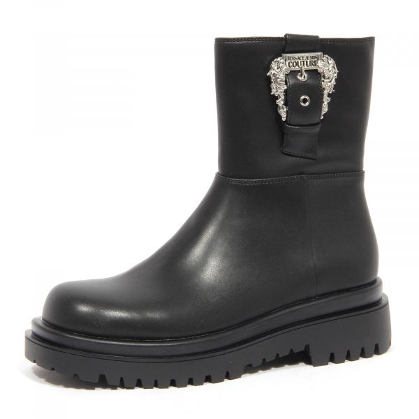 Black Polyurethane Boot