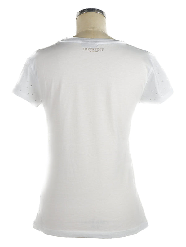 White Cotton Tops & T-Shirt