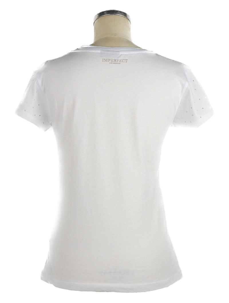 White Cotton Tops & T-Shirt