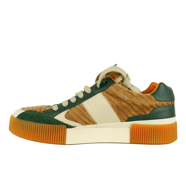 Green Calfskin Sneakers