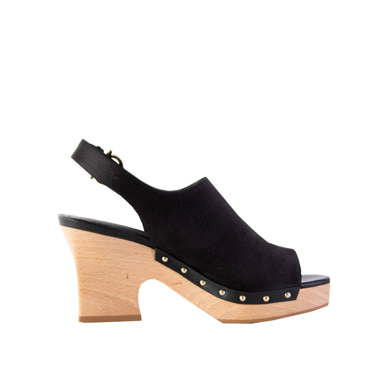 Salvatore Ferragamo Susanne Black Wedge Sandals