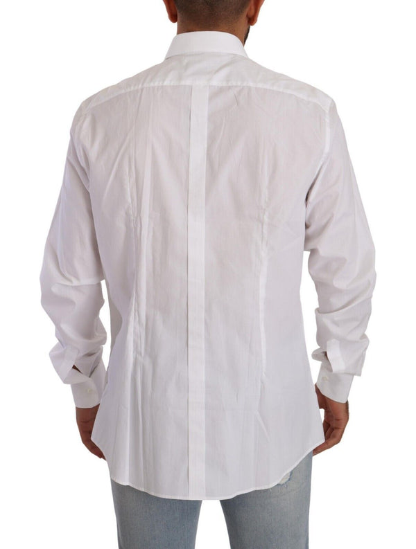 White GOLD Cotton Collared Slim Formal Shirt